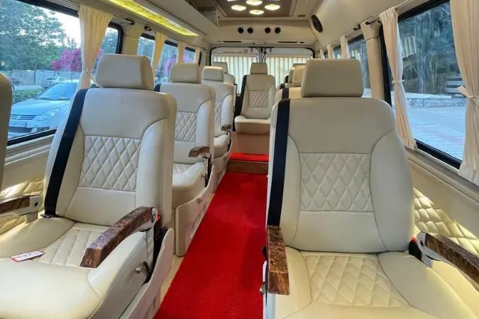 9 Seater Tempo Traveller view 2